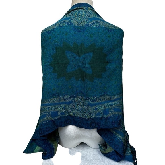 Huge Oversized Summer Scarf Beach Wrap Coverup - Picture 3 of 6